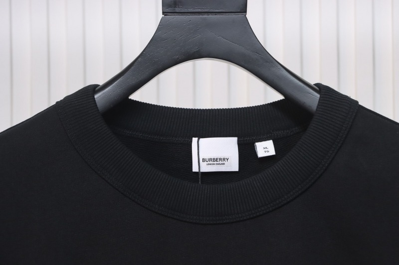 Bstsneaker-Burberry Teddy Bear Embroidered Crewneck Sweatshirt black 210