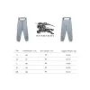 Bstsneaker-Burberry 3D embroidered logo sports casual sweatpants grey 250