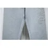 Bstsneaker-Burberry 3D embroidered logo sports casual sweatpants grey 250
