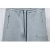 Bstsneaker-Burberry 3D embroidered logo sports casual sweatpants grey 250