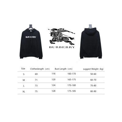 Bstsneaker-Burberry Classic Letter Print Hoodie 230 02