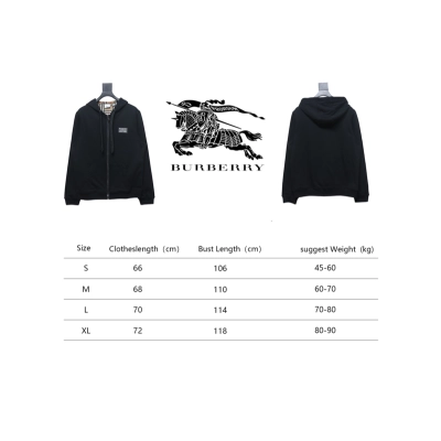 Bstsneaker-Burberry 21Fw Check hooded jacket with silicone logo lining black 280 02