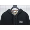 Bstsneaker-Burberry 21Fw Check hooded jacket with silicone logo lining black 280