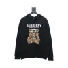 Bstsneaker-Burberry Embroidered Teddy Bear Hoodie black 230