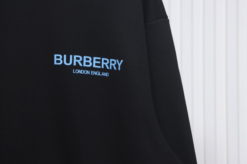 Bstsneaker-Burberry 24Fw blue bear print crew neck sweatshirt black 190