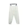 Bstsneaker-Burberry 3D embroidered logo sports casual sweatpants white 250