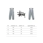 Bstsneaker-Nike x Stussy solid color embroidered logo fleece sweatpants grey 210