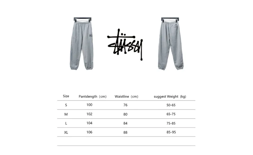 Bstsneaker-Nike x Stussy solid color embroidered logo fleece sweatpants grey 210