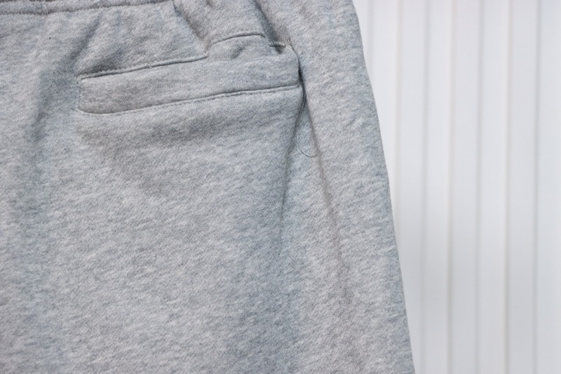 Bstsneaker-Nike x Stussy solid color embroidered logo fleece sweatpants grey 210