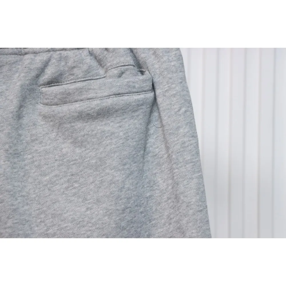Bstsneaker-Nike x Stussy solid color embroidered logo fleece sweatpants grey 210