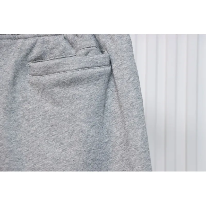 Bstsneaker-Nike x Stussy solid color embroidered logo fleece sweatpants grey 210