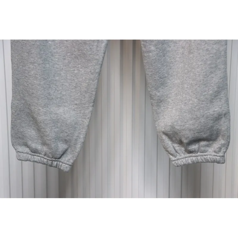 Bstsneaker-Nike x Stussy solid color embroidered logo fleece sweatpants grey 210