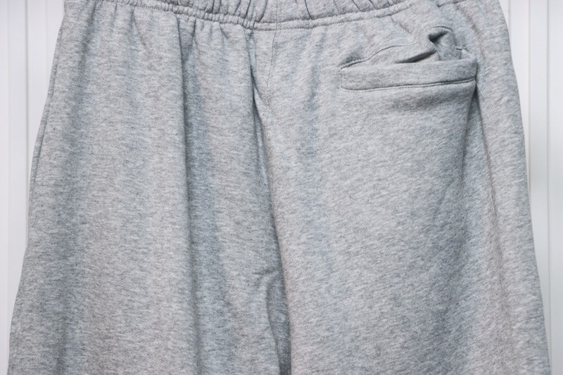 Bstsneaker-Nike x Stussy solid color embroidered logo fleece sweatpants grey 210