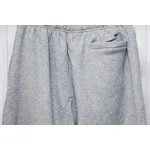 Bstsneaker-Nike x Stussy solid color embroidered logo fleece sweatpants grey 210