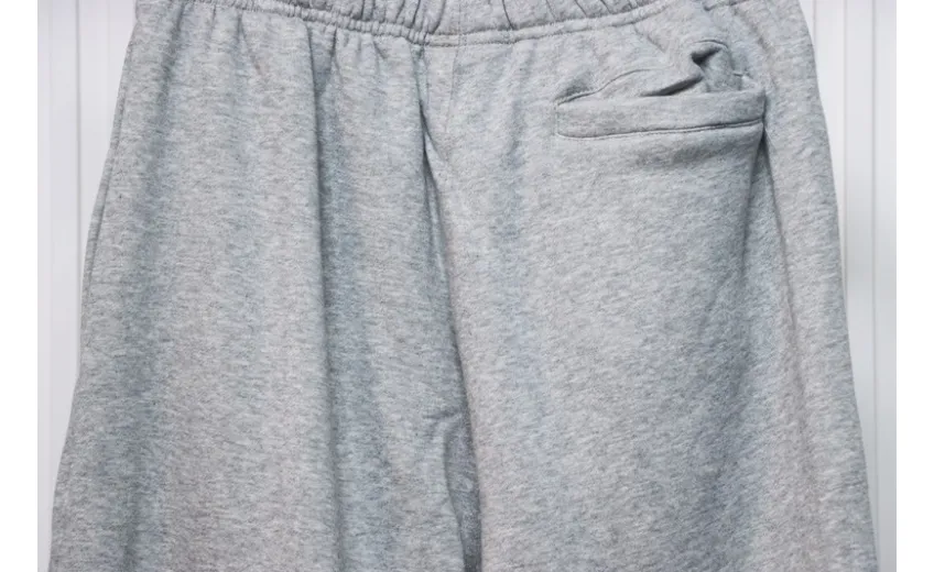 Bstsneaker-Nike x Stussy solid color embroidered logo fleece sweatpants grey 210