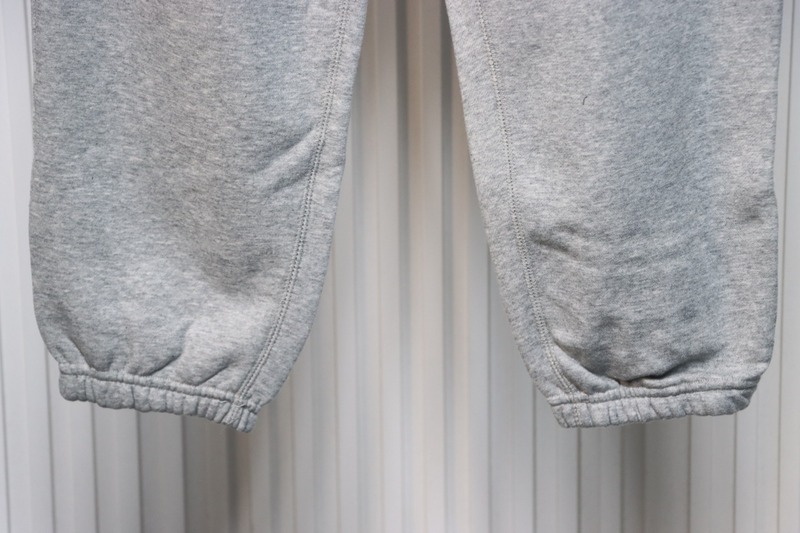 Bstsneaker-Nike x Stussy solid color embroidered logo fleece sweatpants grey 210