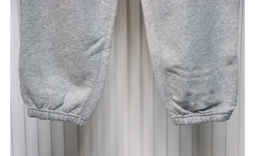 Bstsneaker-Nike x Stussy solid color embroidered logo fleece sweatpants grey 210
