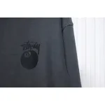 Bstsneaker-Stussy 24FW Black Round Neck Sweatshirt black 220