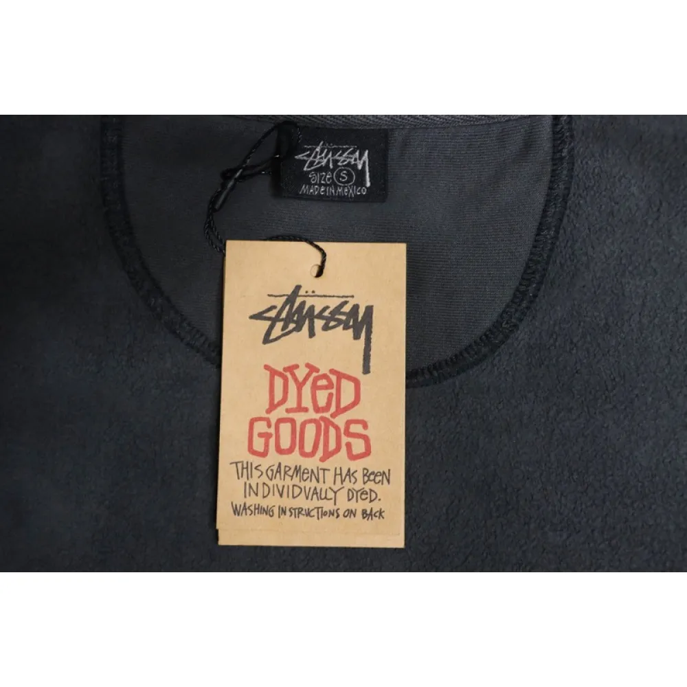 Bstsneaker-Stussy 24FW Black Round Neck Sweatshirt black 220