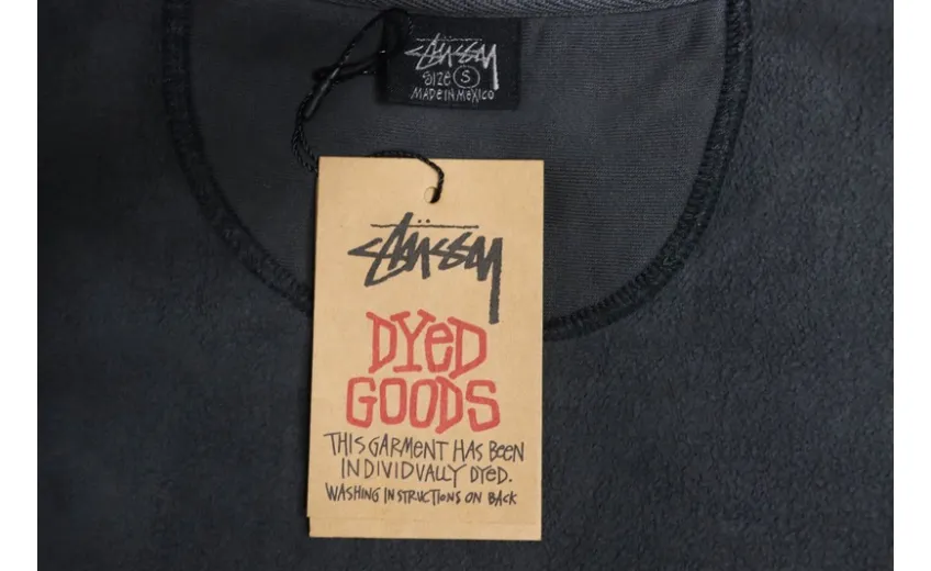 Bstsneaker-Stussy 24FW Black Round Neck Sweatshirt black 220