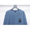 Bstsneaker-Stussy 24FW Black Round Neck Sweatshirt blue 220