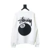Bstsneaker-Stussy 24FW Black Round Neck Sweatshirt white 220