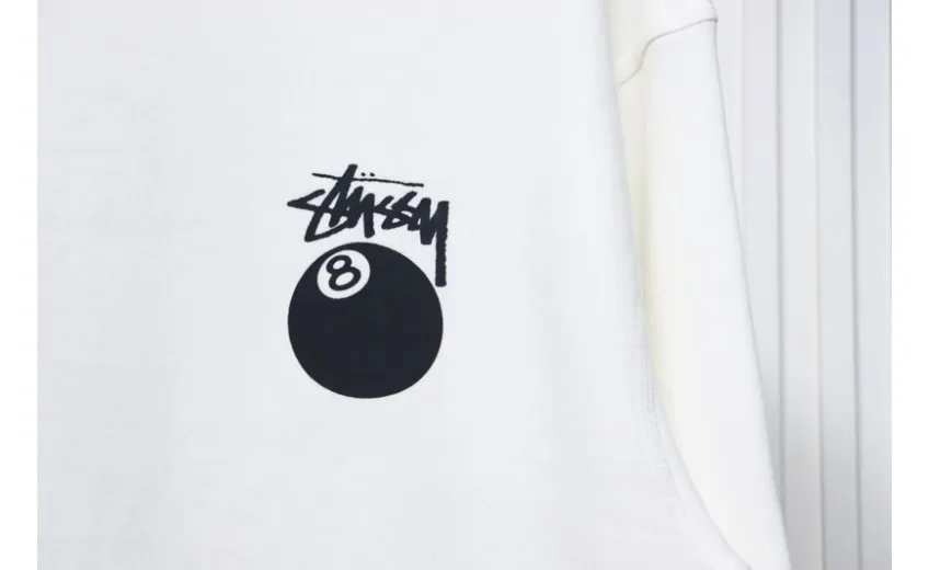 Bstsneaker-Stussy 24FW Black Round Neck Sweatshirt white 220