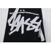 Bstsneaker-Stussy SS24 Large Logo Pattern Knitted Crewneck Sweater black 250