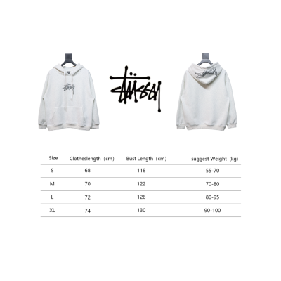 Bstsneaker-Stussy SS23 Hat Embroidery Plush Hoodie white 230 02