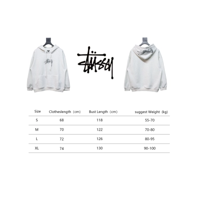 Bstsneaker-Stussy SS23 Hat Embroidery Plush Hoodie white 230 02