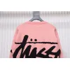 Bstsneaker-Stussy SS24 Large Logo Pattern Knitted Crewneck Sweater pink 250