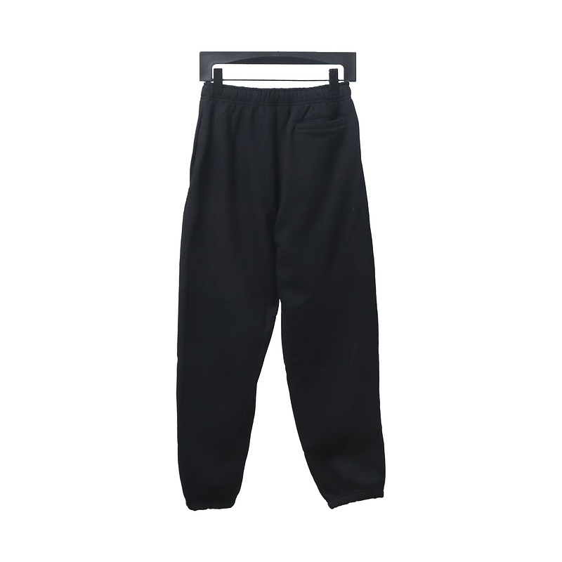 Bstsneaker-Nike x Stussy solid color embroidered logo fleece sweatpants black 210
