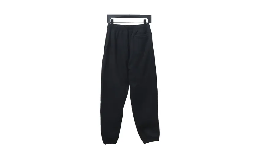 Bstsneaker-Nike x Stussy solid color embroidered logo fleece sweatpants black 210