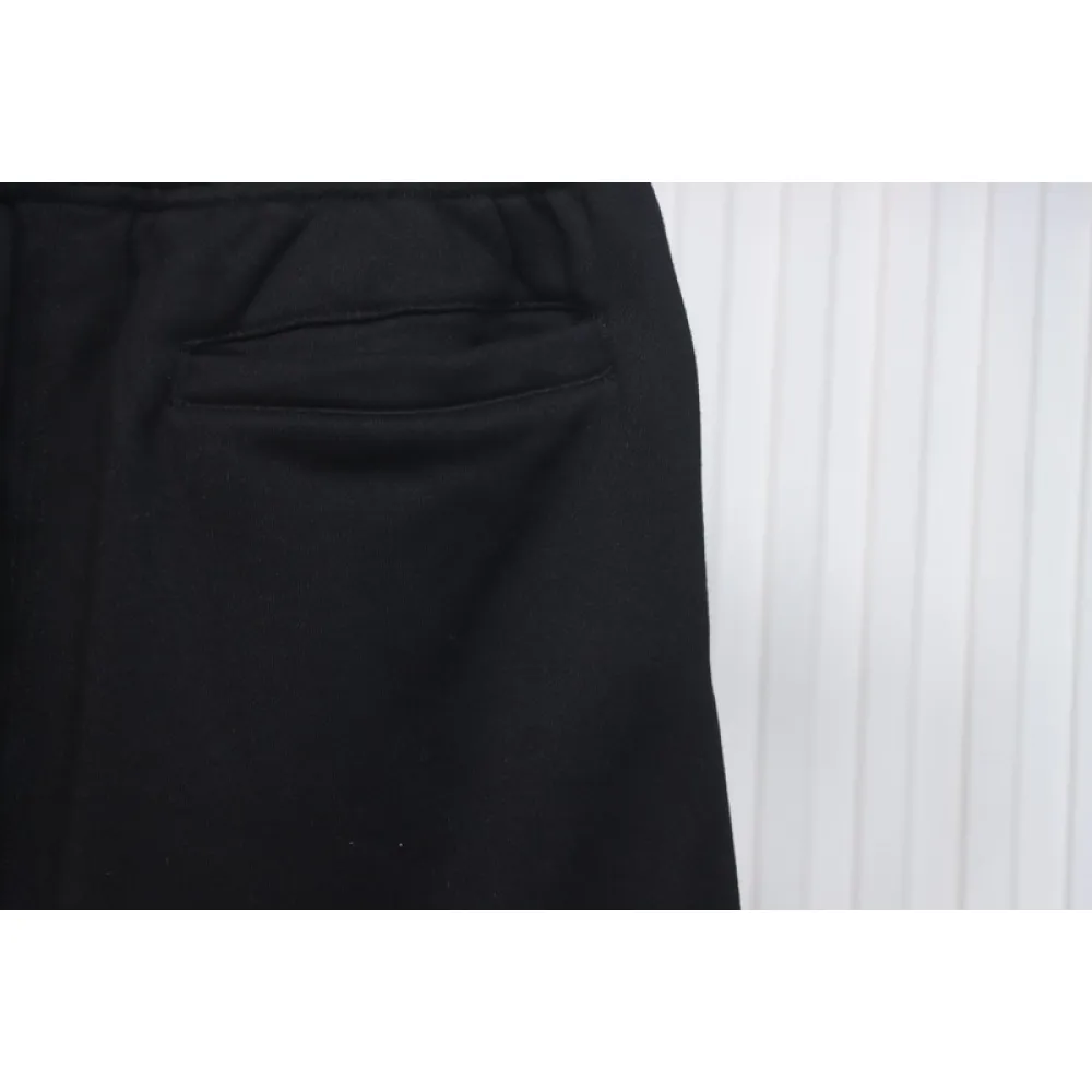 Bstsneaker-Nike x Stussy solid color embroidered logo fleece sweatpants black 210