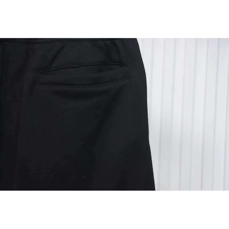 Bstsneaker-Nike x Stussy solid color embroidered logo fleece sweatpants black 210