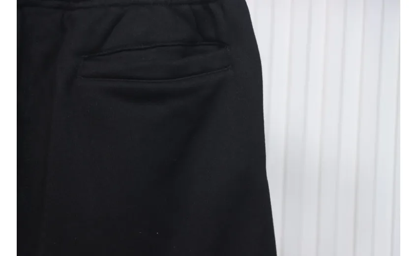 Bstsneaker-Nike x Stussy solid color embroidered logo fleece sweatpants black 210