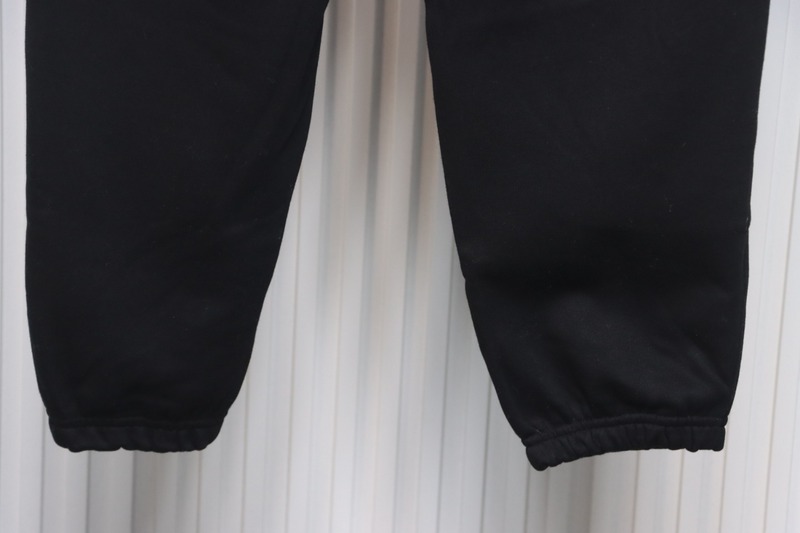 Bstsneaker-Nike x Stussy solid color embroidered logo fleece sweatpants black 210