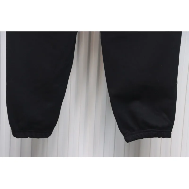Bstsneaker-Nike x Stussy solid color embroidered logo fleece sweatpants black 210