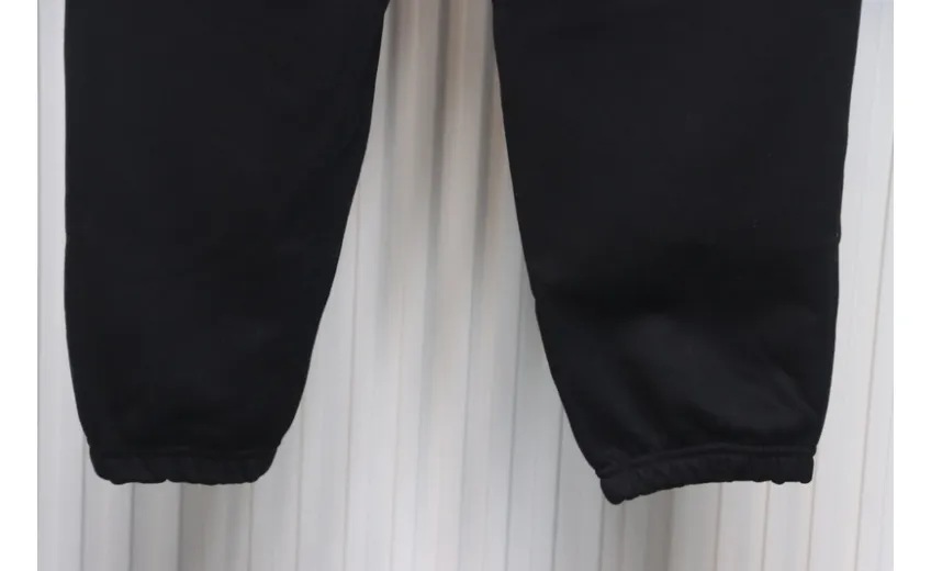Bstsneaker-Nike x Stussy solid color embroidered logo fleece sweatpants black 210