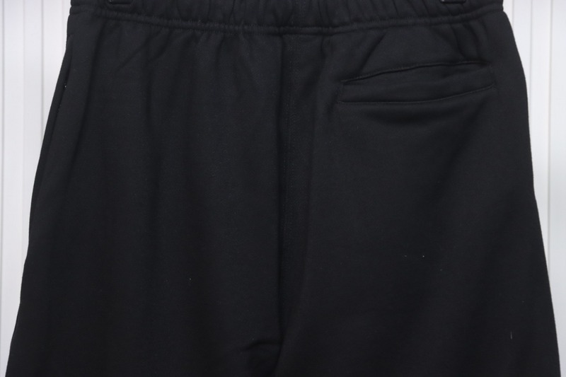 Bstsneaker-Nike x Stussy solid color embroidered logo fleece sweatpants black 210