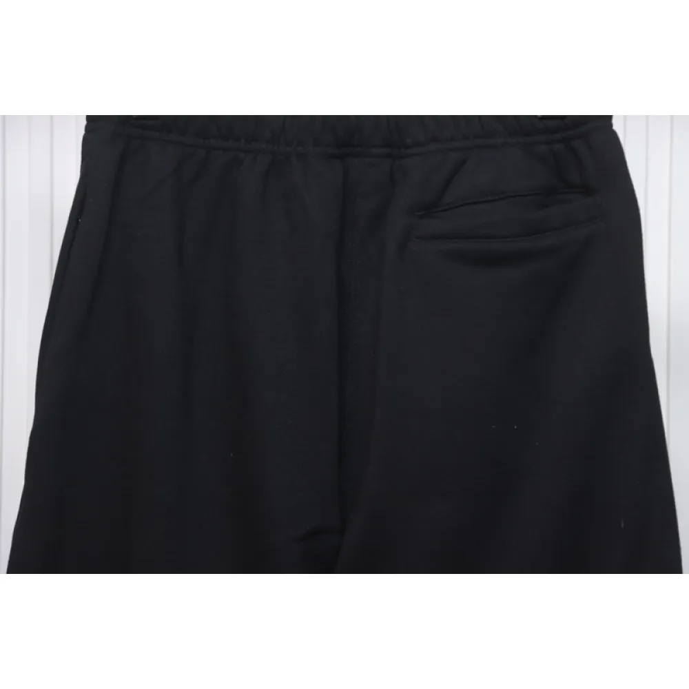 Bstsneaker-Nike x Stussy solid color embroidered logo fleece sweatpants black 210