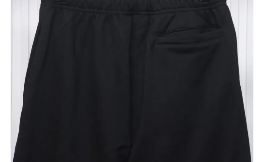 Bstsneaker-Nike x Stussy solid color embroidered logo fleece sweatpants black 210