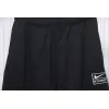 Bstsneaker-Nike x Stussy solid color embroidered logo fleece sweatpants black 210