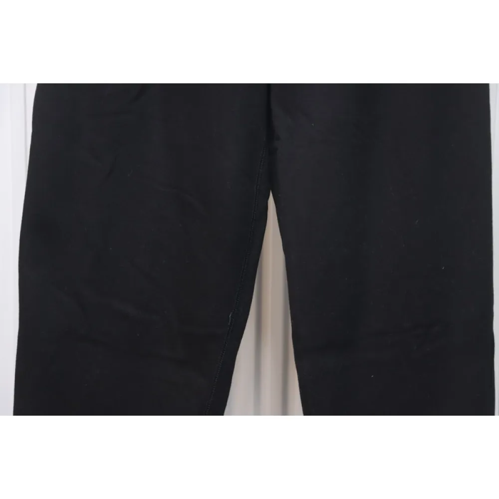 Bstsneaker-Nike x Stussy solid color embroidered logo fleece sweatpants black 210