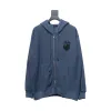 Bstsneaker-Stussy 24FW Black Eight Zip Hooded Jacket blue 250