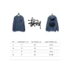 Bstsneaker-Stussy 24FW Black Eight Zip Hooded Jacket blue 250