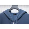 Bstsneaker-Stussy 24FW Black Eight Zip Hooded Jacket blue 250