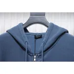 Bstsneaker-Stussy 24FW Black Eight Zip Hooded Jacket blue 250