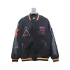 Bstsneaker-Stussy 40th Anniversary Limited Edition Black 8 Towel Embroidery Couple Baseball Jacket 290