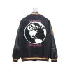 Bstsneaker-Stussy 40th Anniversary Limited Edition Black 8 Towel Embroidery Couple Baseball Jacket 290